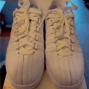 K Swiss White Athletic Sneakers